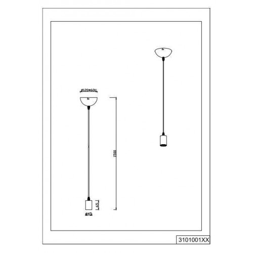 Люстра TRIO CORD 310100107