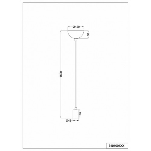 Люстра Trio CORD 310100162