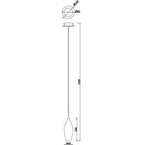 Люстра Zuma Line CHAMPAGNE MD2101-1W