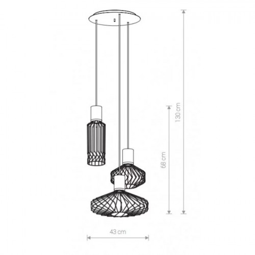 Люстра Nowodvorski STICKS 9076