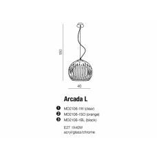 Люстра AZzardo ARCADA L AZ0478 (LP60131CL )