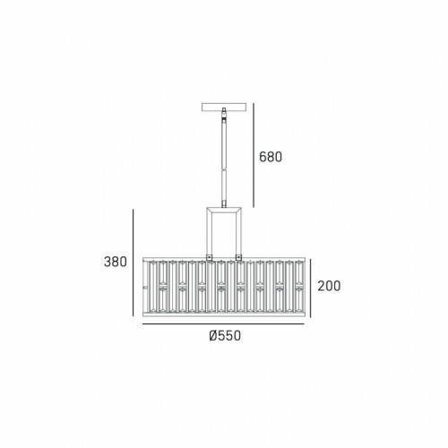 Люстра CosmoLight Moscow P05134CP