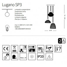 Люстра Ideal Lux LUGANO 206875
