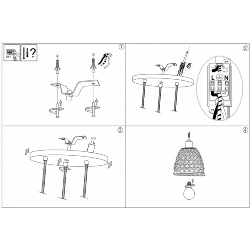 Люстра Ideal Lux LUGANO 206875