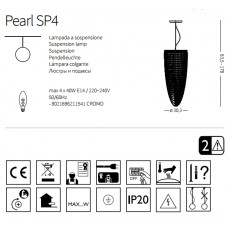Люстра Ideal Lux PEARL 211541