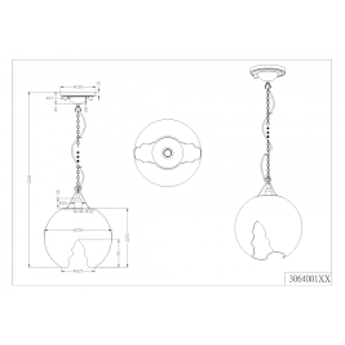 Люстра TRIO EVA 306400179