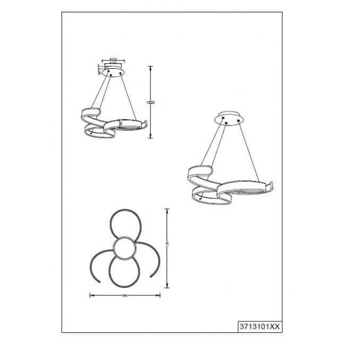 Люстра Trio FRANCIS 371310142