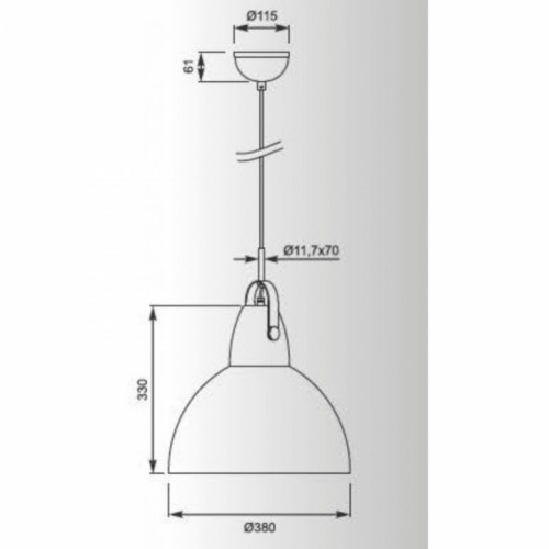 Люстра Zuma Line CANDE TS-110611P-BK