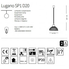 Люстра Ideal Lux LUGANO 206844