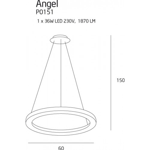 Підвісний світильник Maxlight ANGEL P0151