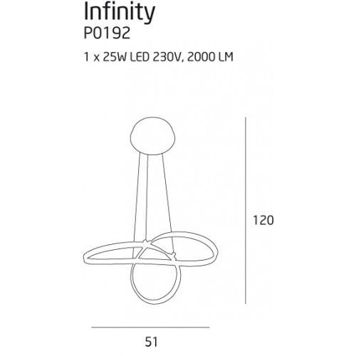 Підвісний світильник Maxlight INFINITY P0192
