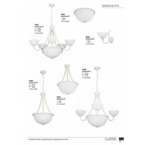 Люстра Nowodvorski BARON 5995