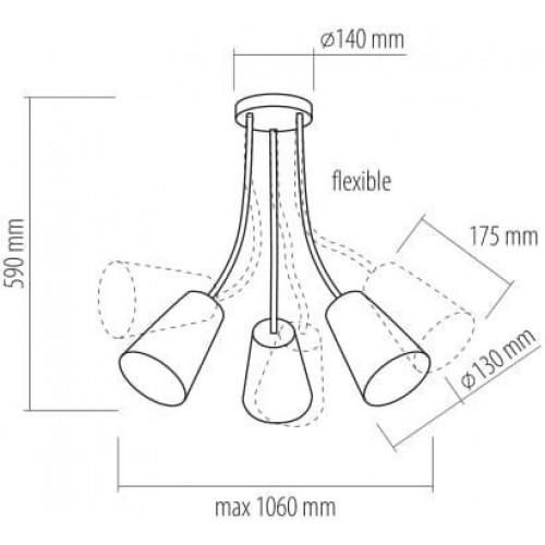 Люстра TK Lighting WIRE KIDS 1711