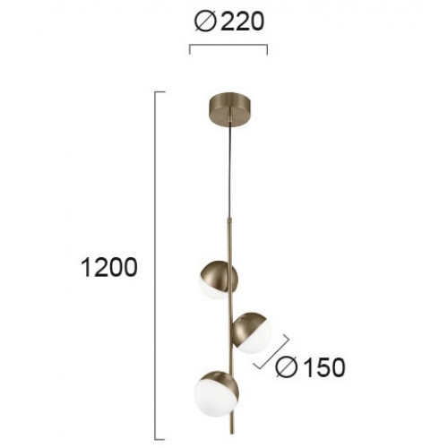Люстра Viokef VIOLA 4212400