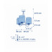 Дитяча люстра Dalber LITTLE ELEPHANT BLUE 61337T