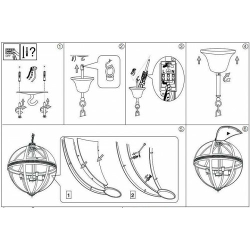 Люстра Ideal Lux WORLD 156330