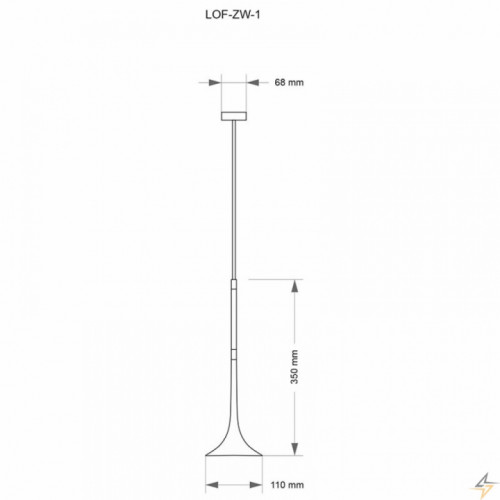Люстра Kutek LOFT LOF-ZW-1(BZ)