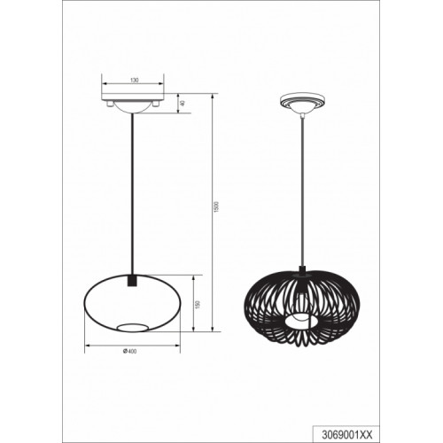 Люстра TRIO JOHANN 306900162