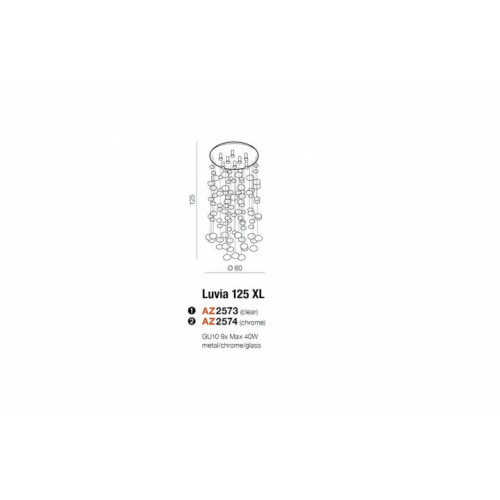 Люстра AZzardo LUVIA XL AZ2573