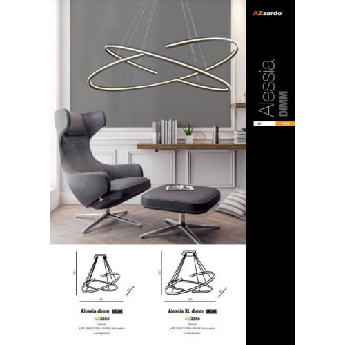 Люстра AZzardo ALESSIA XL DIMM AZ3356