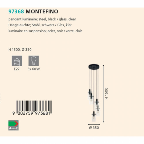 Люстра Eglo MONTEFINO 97368