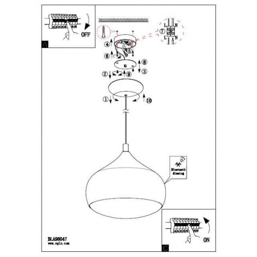 Люстра Eglo COMBA-C 98047