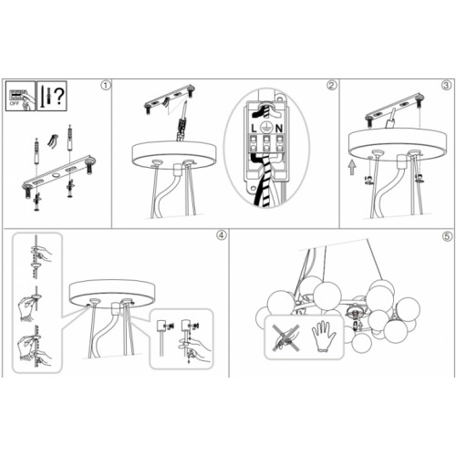 Люстра Ideal Lux DNA 208398