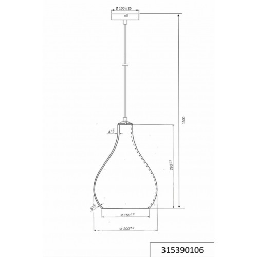 Люстра TRIO KINGSTON 315390106