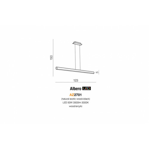 Люстра AZzardo ALBERO AZ2701