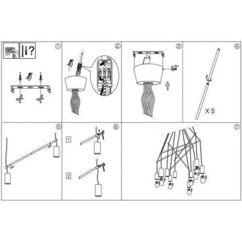 Люстра Ideal Lux POP 186801