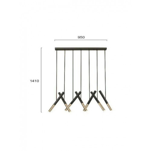 Люстра Viokef BALLET 4265400