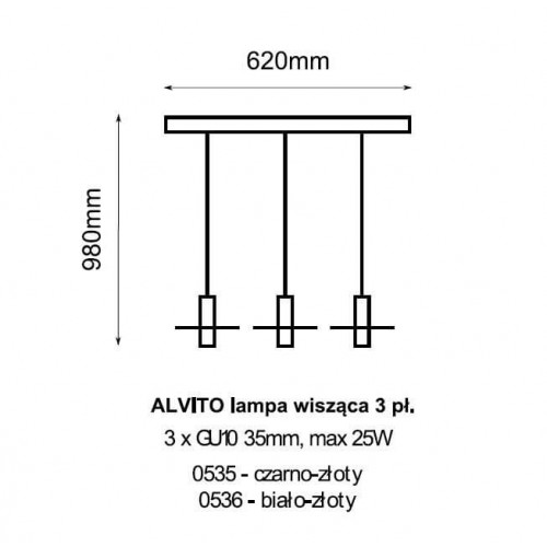 Люстра Amplex ALVITO 0535 (8150)