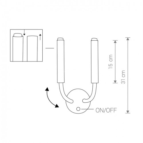 Люстра Viokef GRIDO 4149000