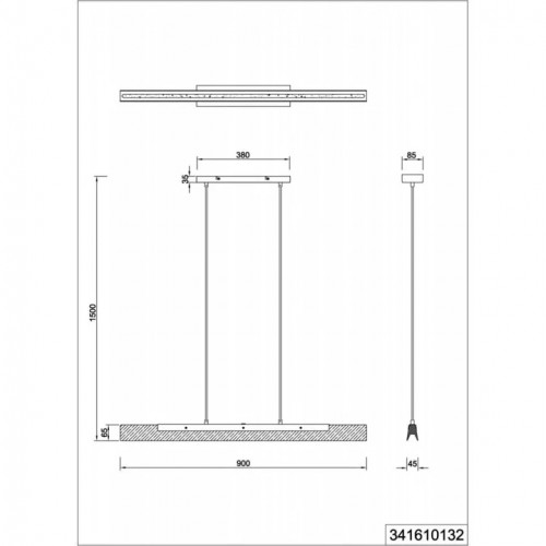 Люстра Trio KERALA 341610132