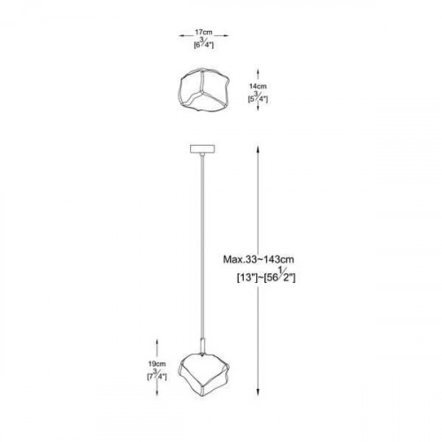 Люстра Zuma Line ROCK P0488-01F-U8AC
