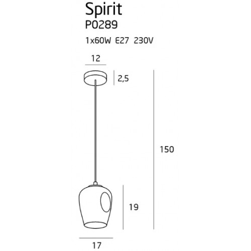 Люстра MAXlight SPIRIT P0289