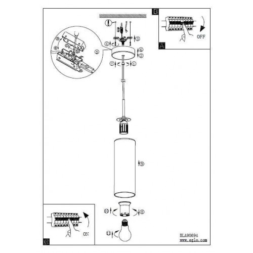 Люстра Eglo SELVINO 98694