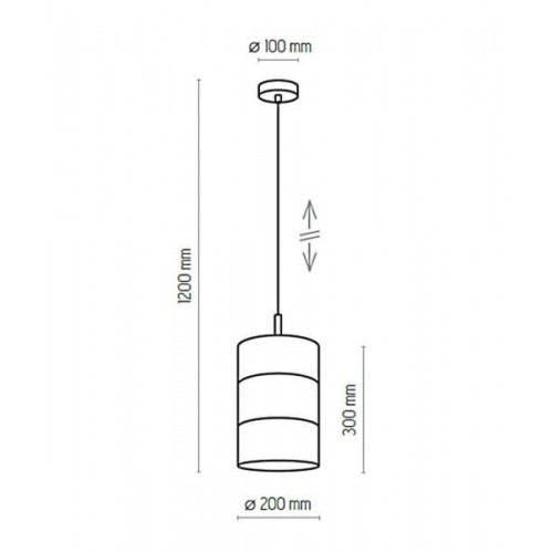 Люстра TK Lighting BOGART BLACK 3214