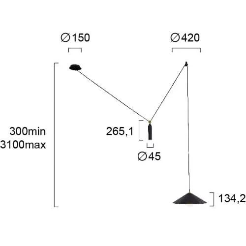 Люстра Viokef ALTO 4258500