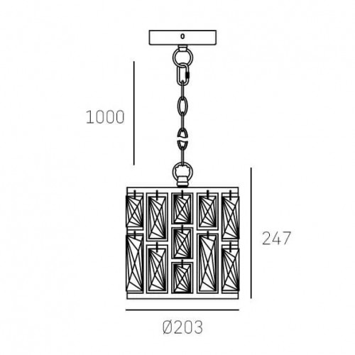 Люстра CosmoLight MOSCOW II P01841CH
