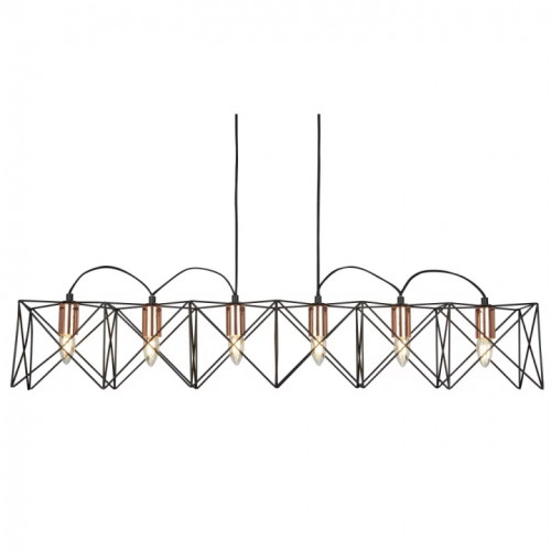 Люстра Searchlight ANTHEA 8416-6BK