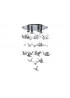 Люстра AZzardo BIRDS AZ2449 (MB9090CH)