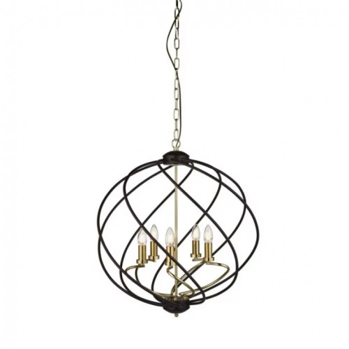 Люстра Searchlight FLOW 1805-5BK