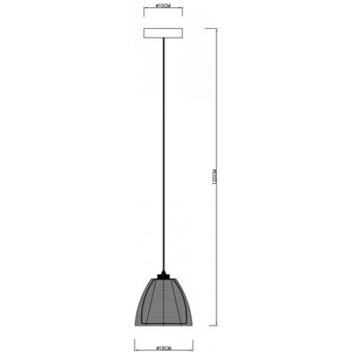 Люстра Zuma Line PICO MD9023-1S/BLACK