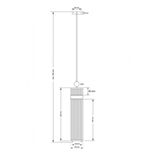 Люстра Kutek LORETTO LOR-ZW-2(P)120/R