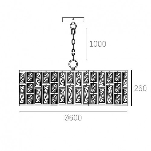 Люстра CosmoLight MOSCOW II P06865CH