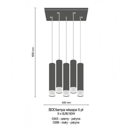 Люстра Amplex EIDO 0342 (8260)