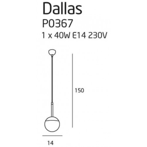 Люстра MAXlight DALLAS P0367
