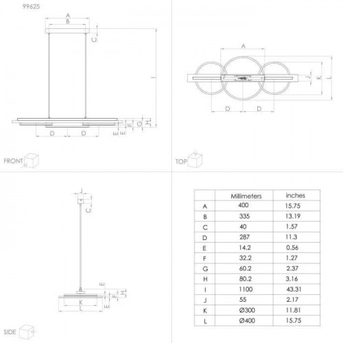 Люстра Eglo Yorth 32523