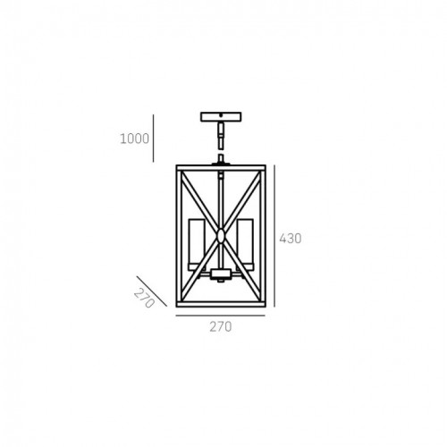 Люстра CosmoLight DUBLIN P04117CH